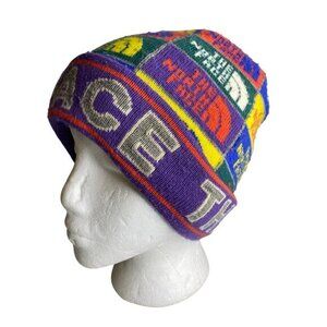 The North Face Youth Unisex Multicolor Patchwork‎ Logo Beanie